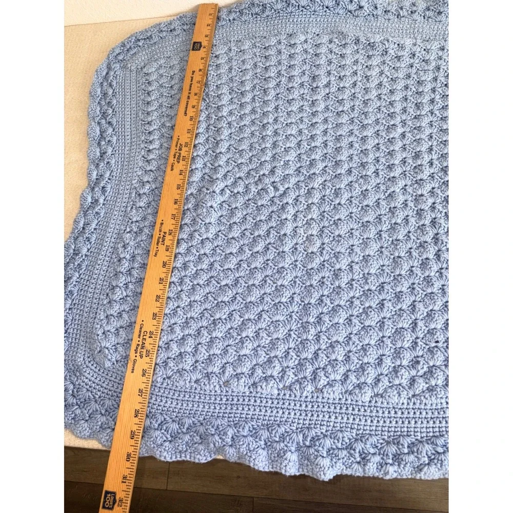 Handmade Crochet Baby Blanket 30 x‎ 30